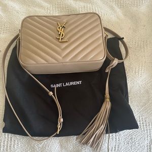 Saint Laurent Camera Bag Dark Beige